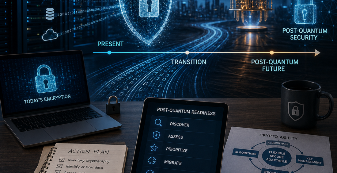 Post-quantum cybersecurity and encryption protection