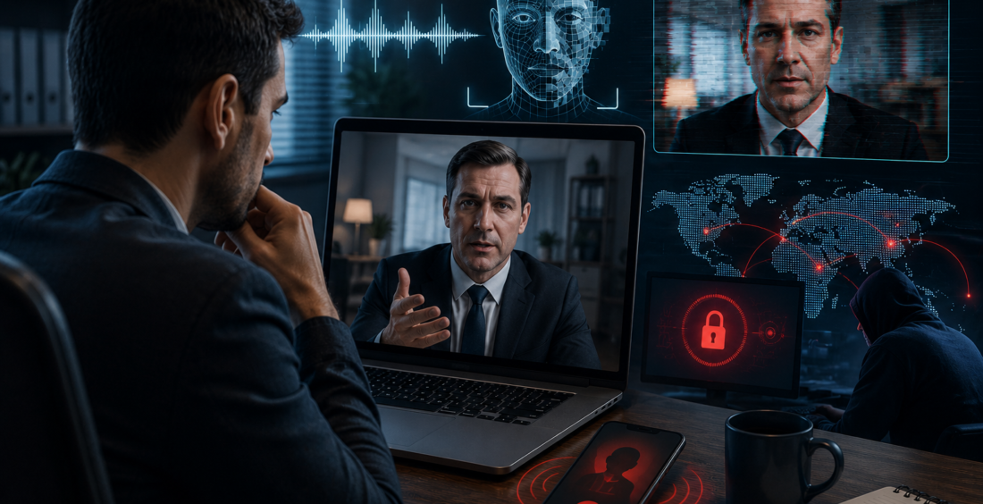 Deepfake impersonation cybersecurity and voice cloning threat