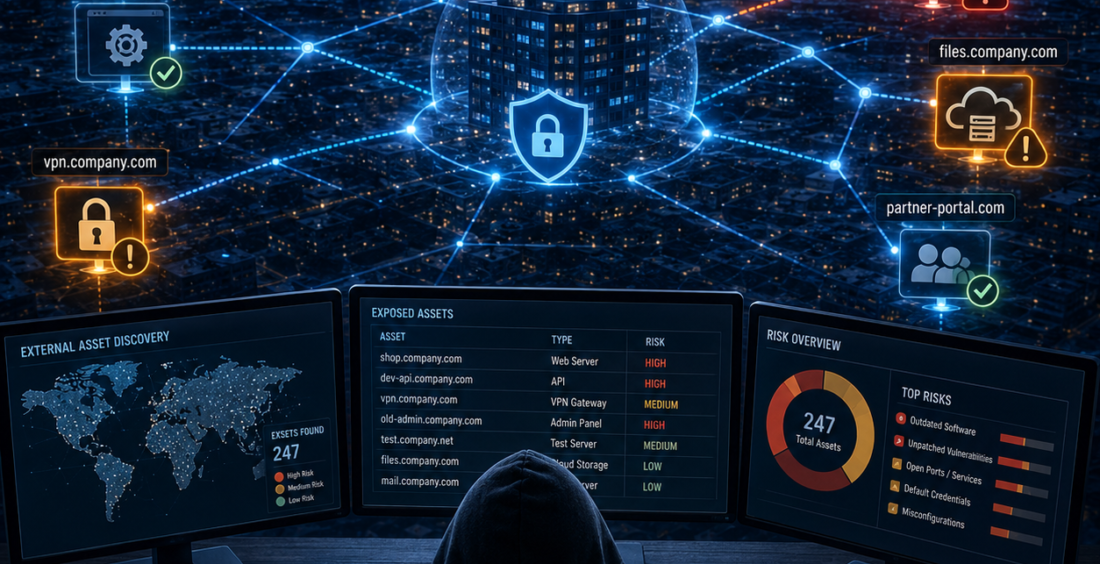 External attack surface management cybersecurity risks