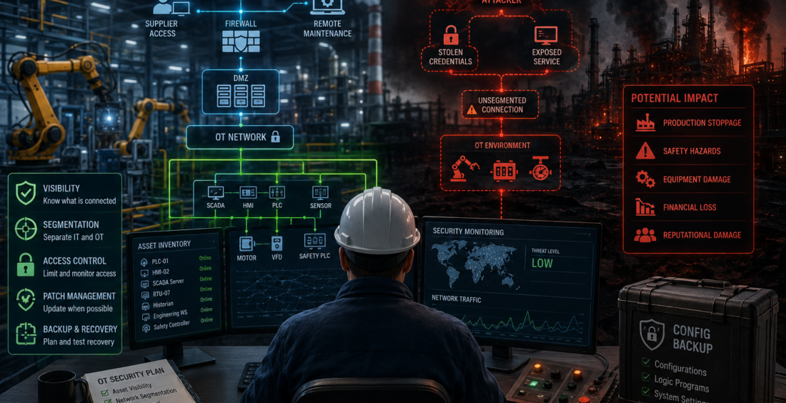 OT cybersecurity protecting industrial control systems