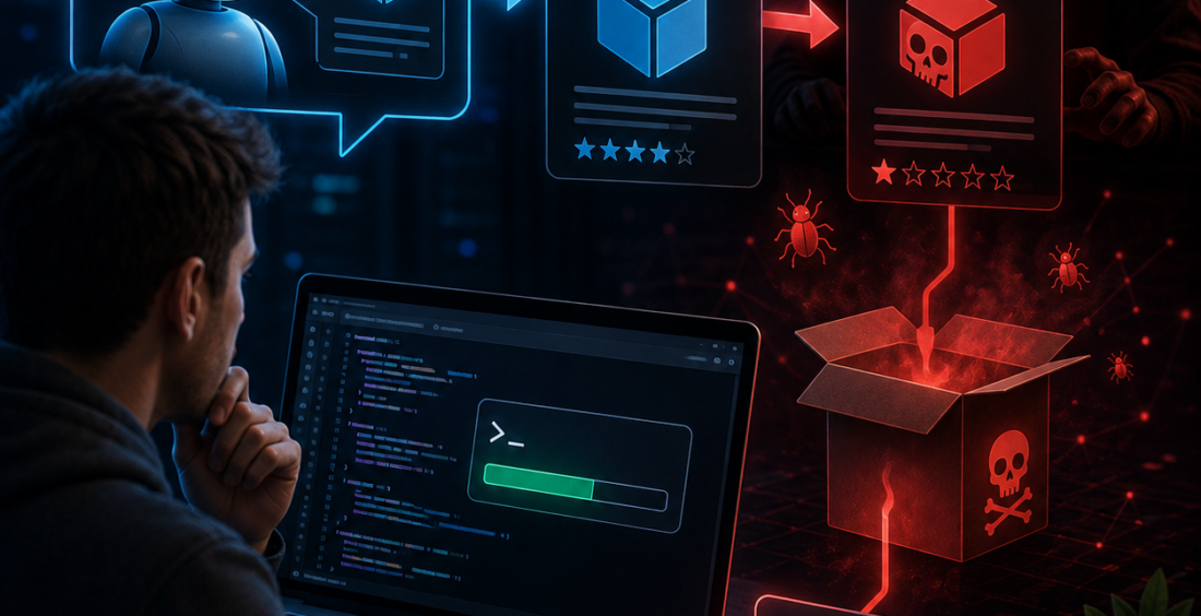 Slopsquatting cybersecurity risk in AI coding