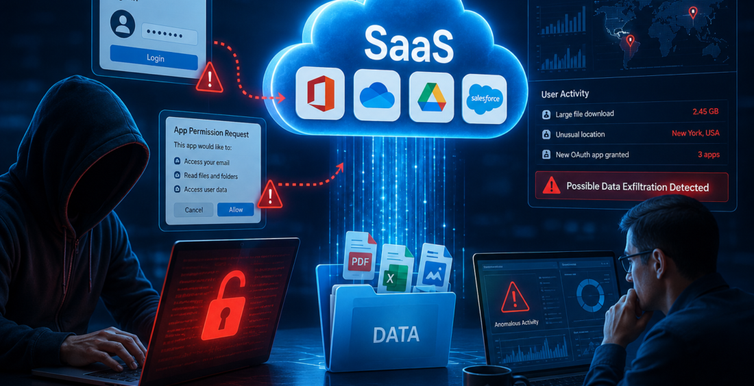 SaaS data extortion cybersecurity threat
