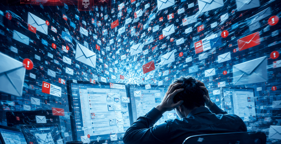 Email bombing cybersecurity and social engineering attack
